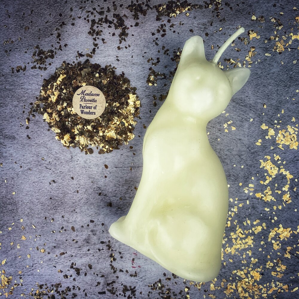 White Cat Candles