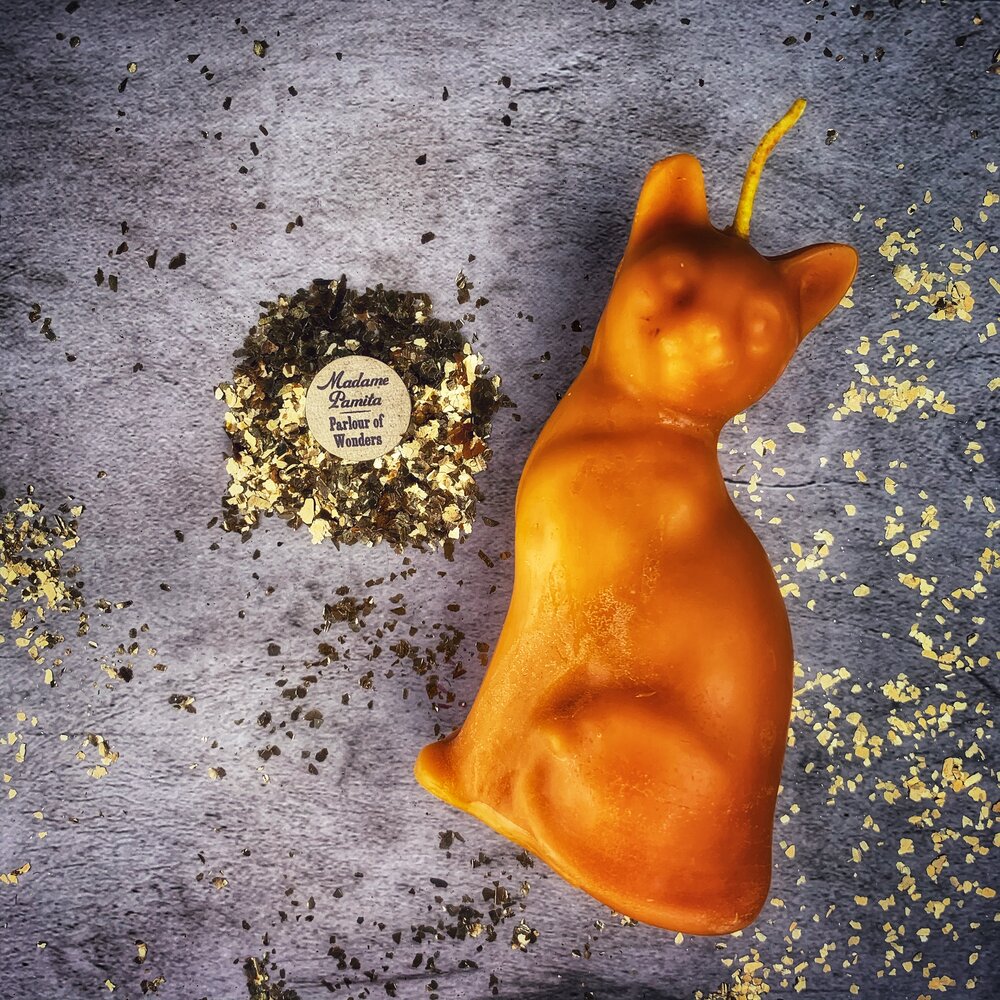 Orange Cat Candles